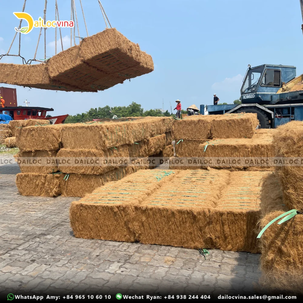 COIR FIBER COCO FIBER FOR ROPE RAW MATERIAL MADE IN VIETNAM