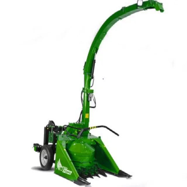 Row Independent Corn Silage Forage Harvester Maize Chopper fitted with Tractors straw cutting grass hay