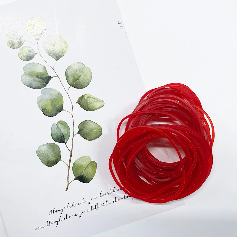 Wholesale  100% Prue rubber Custom Rubber Band For Plastic Bags Packing For Office Stationery