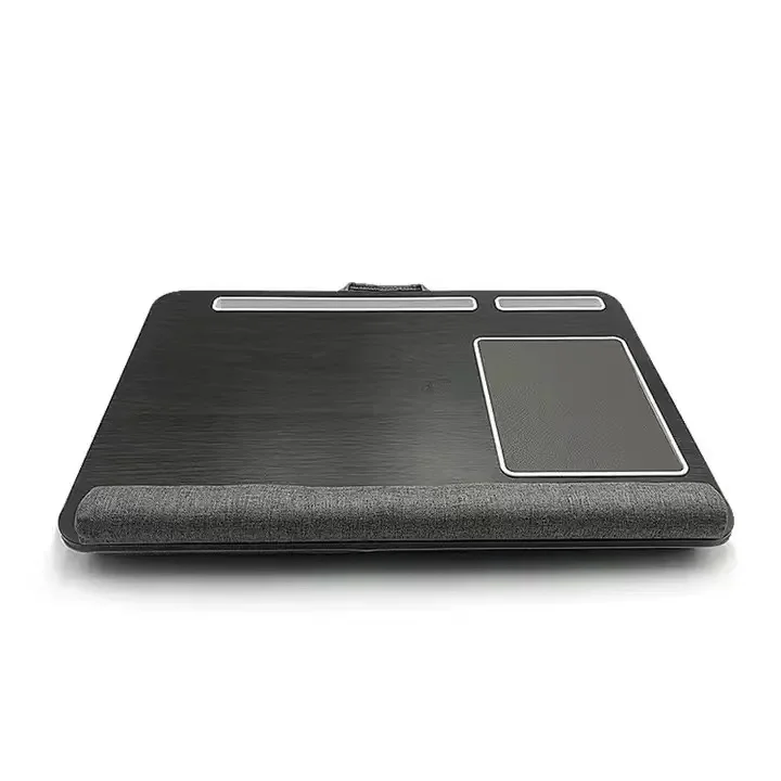 WDF Hot Sale Tablet Monitor PC Stands Lap Desk Laptop Tray With Cushion Portable Laptop Stand With Mobile Phone Stand