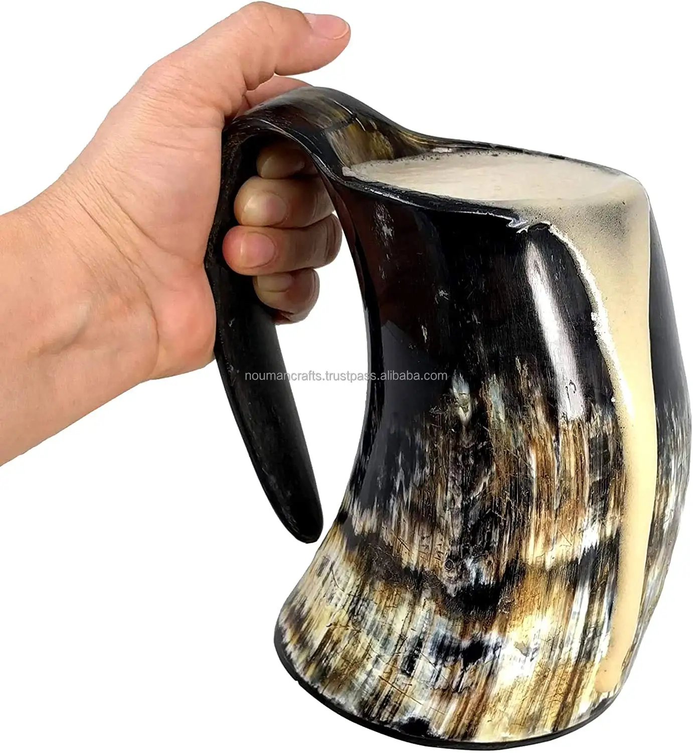 water buffalo drinking horn mug viking horn mug hot selling natural quality handmade