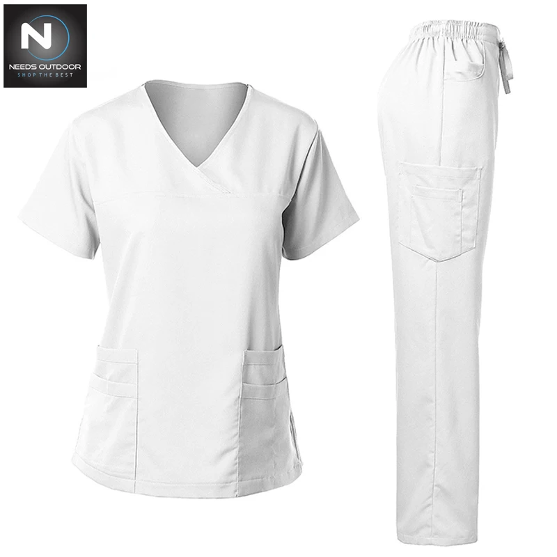 Best Selling Premium Quality New Arrival Comfortable Medical Wear Scrub Suits In Hospital Wear Scrub Uniform By NEEDS OUTDOOR