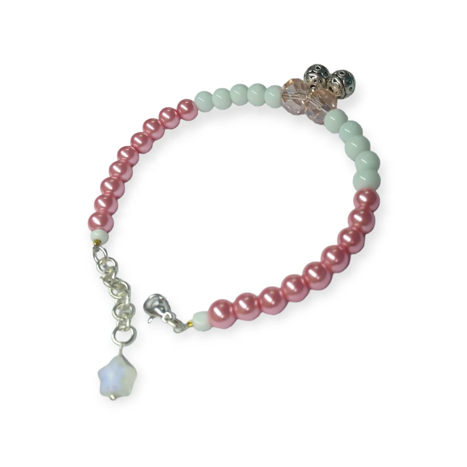 BRB-021-Beads Bracelet Set Gold Plated Adjustable Crown Woman for Women Custom Logo and Gift Crystal Beads Jewelry Accessories