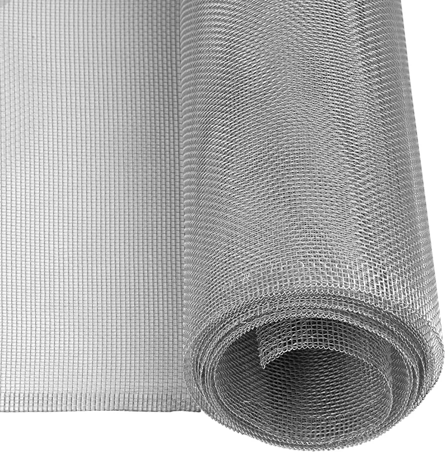 Standard Aluminum Insect Screen 3-ft X 100-ft Brite Bright Aluminum Screen Mesh