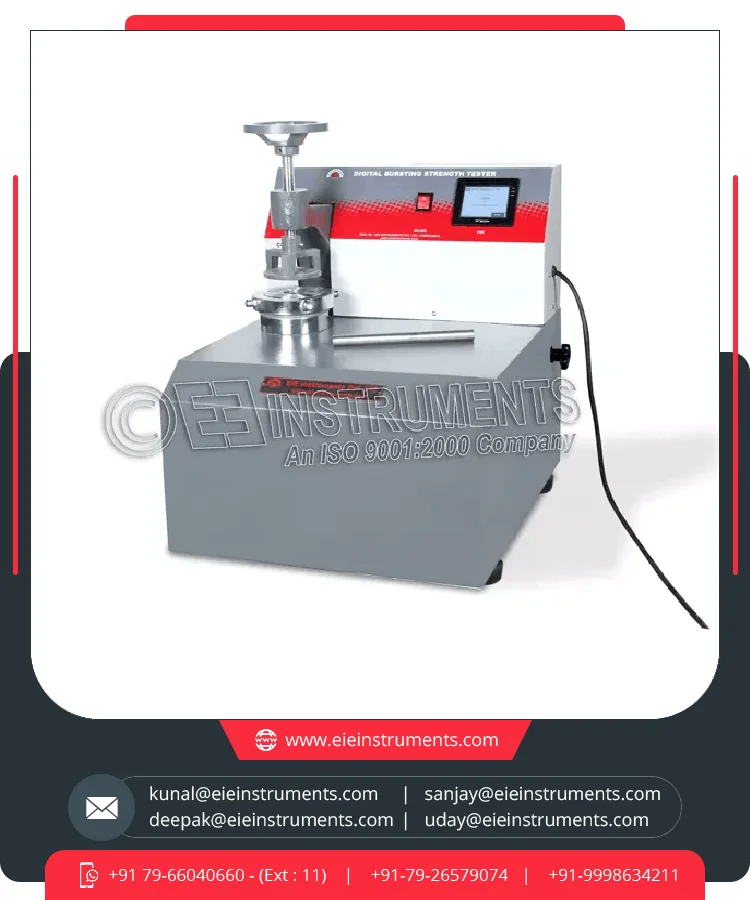 WholesaleTesting Equipment Digital Mullen Bursting Strength Tester for Paper Bs & Bf Testing Machine Bursting Strength Tester