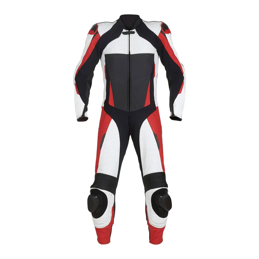 Breathable High Quality Customized Logo Printing Leather Material Outdoor Sports Wear Motorbike Suits
