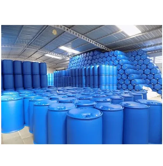 60 liter hot sale blue steel drum for lime HDPE 120L plastic blue open top drum for packing food chemical liquid