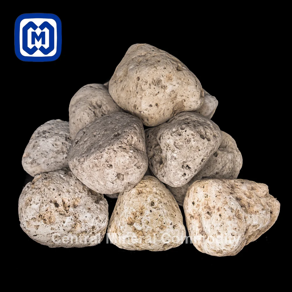 NATURAL PUMICE STONE FOR GARMENT WASHING Size 3-5CM INDONESIAN POROUS LIGHT BROWN VOLCANIC MINERAL ROCK