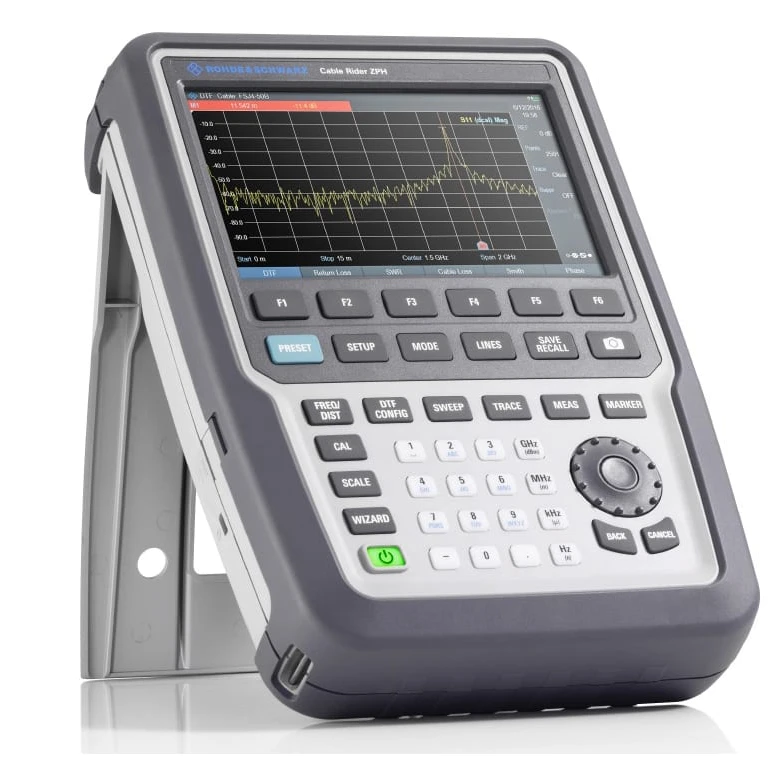 BRAND NEW ROHDE & SCHWARZ ZPH CABLE RIDER, CABLE & ANTENNA ANALYZER WITH B4 FSH-Z320 HA-Z321 HA-Z322-03 ZN-Z103 (1531)