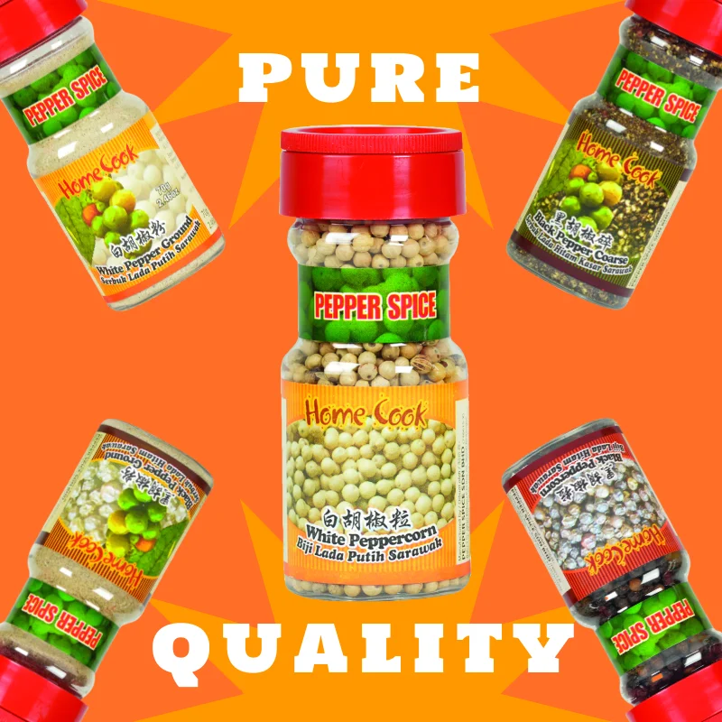 Premium Grade Clean White Pepper Corn 70g Low Price New Crop White Pepper Seeds For Beef Meat Marinade Hot Pot Soup Seasoning