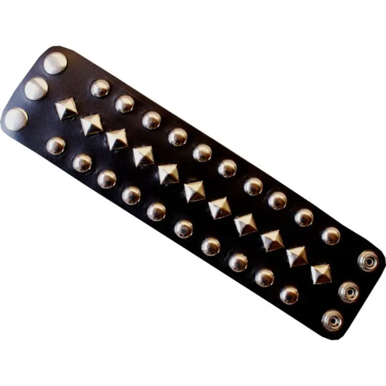 HMB-405A LEATHER WRIST WATCHBAND BRACELET GOTHIC CUFF WATCHBAND CUFFS