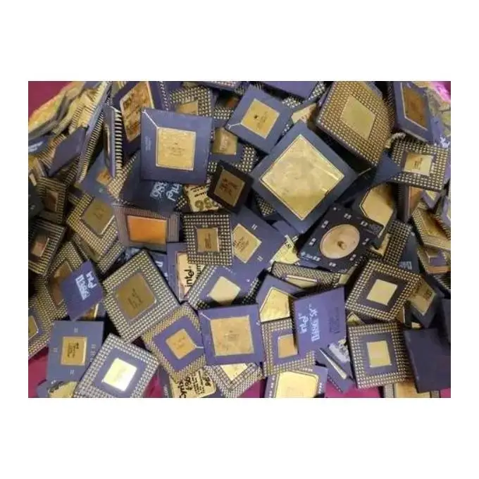Best Selling Intel Pentium Pro Ceramic CPU Scrap with Gold Pins Wholesale Price Motherboard Scrap Processors