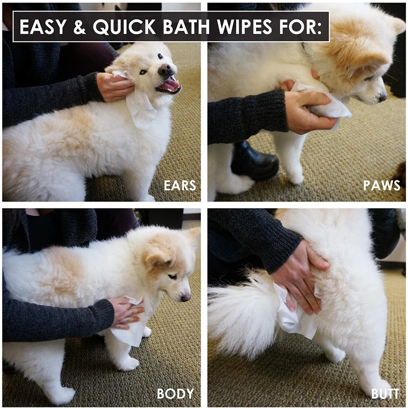 200Pcs China Cheap Dog Tear Stain Remover Wipes Thickened Pet Wet Wipes for Dog