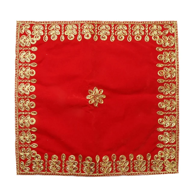 Красные фигурки индийских религиозных животных 36 5x36 5 Cms