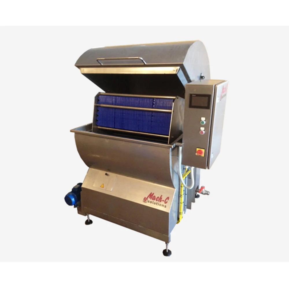 Washing and drying machine for egg trays/ 2000 trays per hour stainless steel tray washer for poultry farm