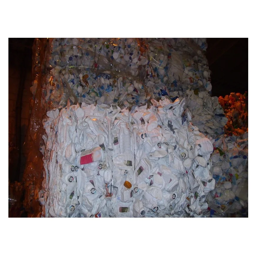 HDPE white milk bottle scrap