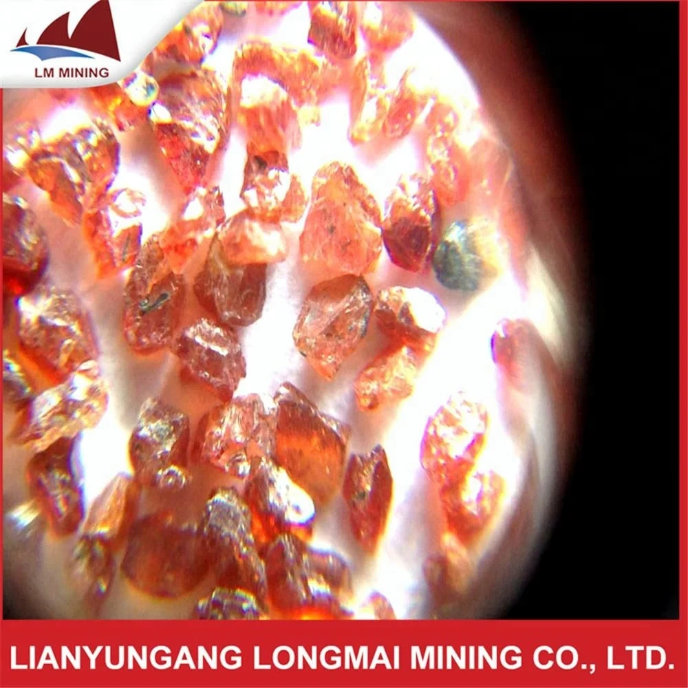 Factory supply 30/60 mesh garnet sand for sandblasting abrasive metal surface treatment
