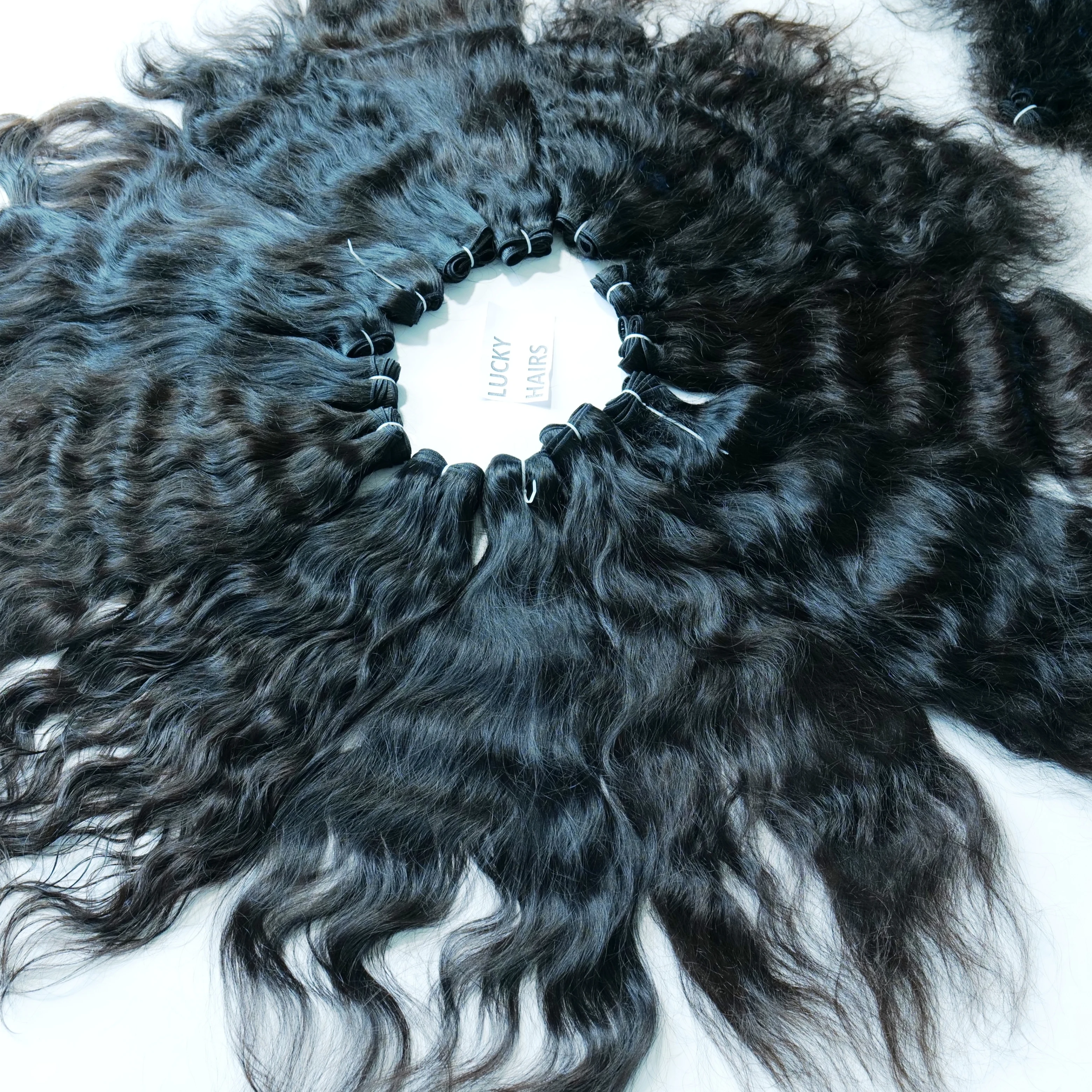 Top Quality Human Hair Extensions Natural bundle 100% Virgin Remy Wholesale Vietnamese human Hair