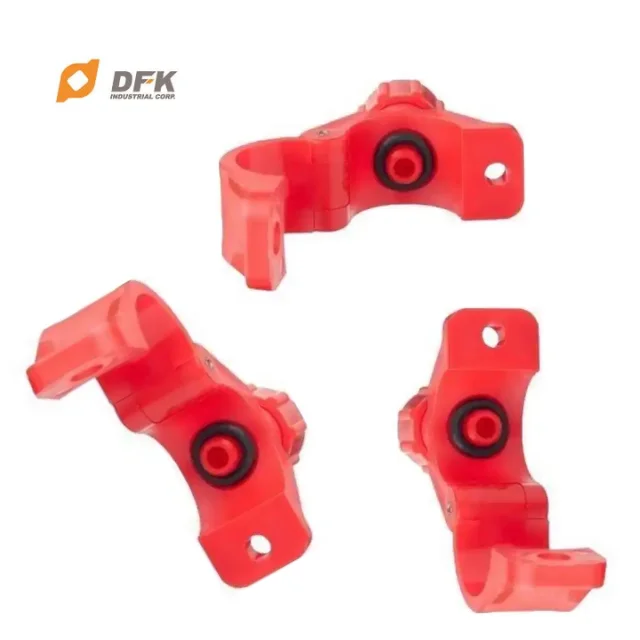 Plastic Nozzle PP FRPP Pipe D-Clamp Wide Angle Flat Fan Nozzle For Steel Cooling