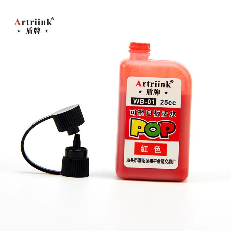 Artriink WB-01 Best quality 25ml  dry erase whiteboard marker pen refill ink stationery school Safe non-toxic