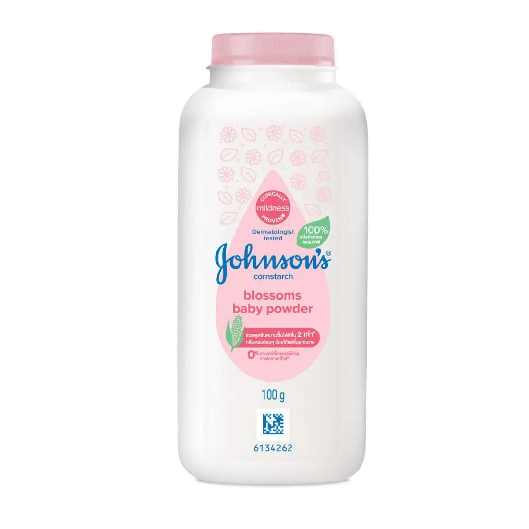 Gentle cornstarch powder Johnson Baby Powder 100g Blossoms
