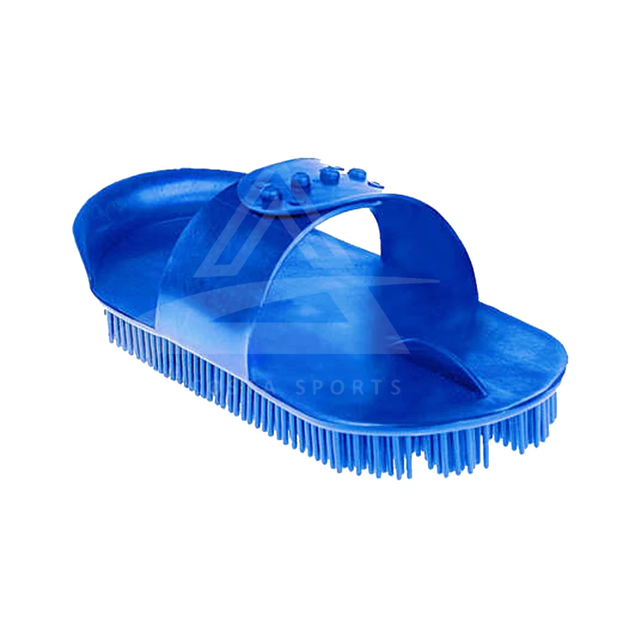 Customized Top Quality Plastic Base Leather Strap Soft Brushes For Horse Grooming By CST On Wholesale Rates