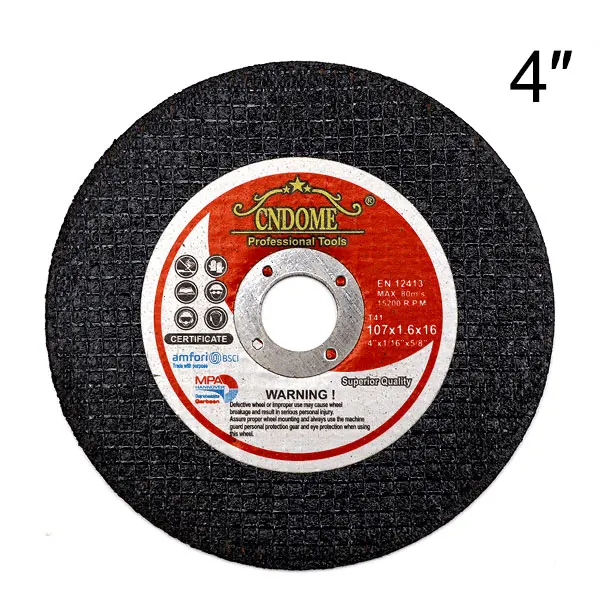high performance cutting disc 4 inch for metal 4 disc cutting wheel price best brand cutting disc 105x1x16