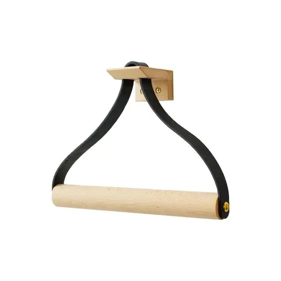 Hot Selling Towel Bar Bamboo Grip Elegant New Style Towel Holder Wall Mounted Towels Rack For Bathroom And Kitchen