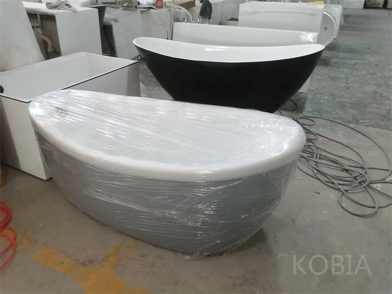 Acrylic Bathtub Manufacturer Small Double Slipper Stand Alone Bath Tub White Acrylic Free Standing Bath Tubs