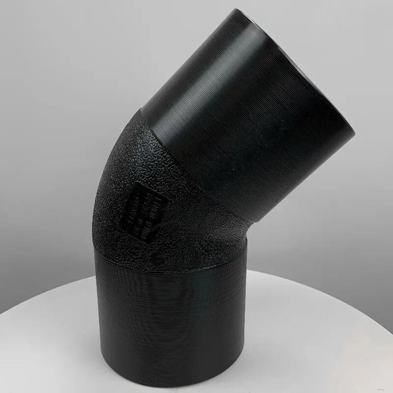 Полиэтиленовая Соединительная муфта для газовых водопроводных пластиковых трубных фитингов 45 90 градусов