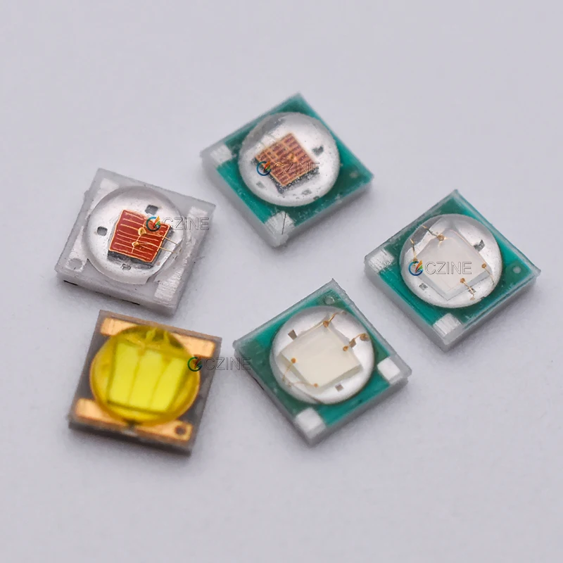 czinelight high Lumen white Red Green Blue Red 550nm 545nm 565nm 570nm 3v Yellow Led Chip 3w 1w high power 3535 smd led