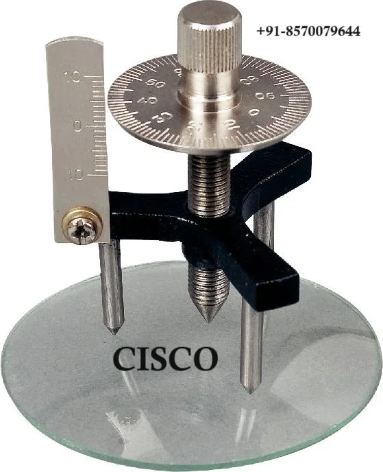 High Quality Educational Spherometer Instrument for Lab Measurements