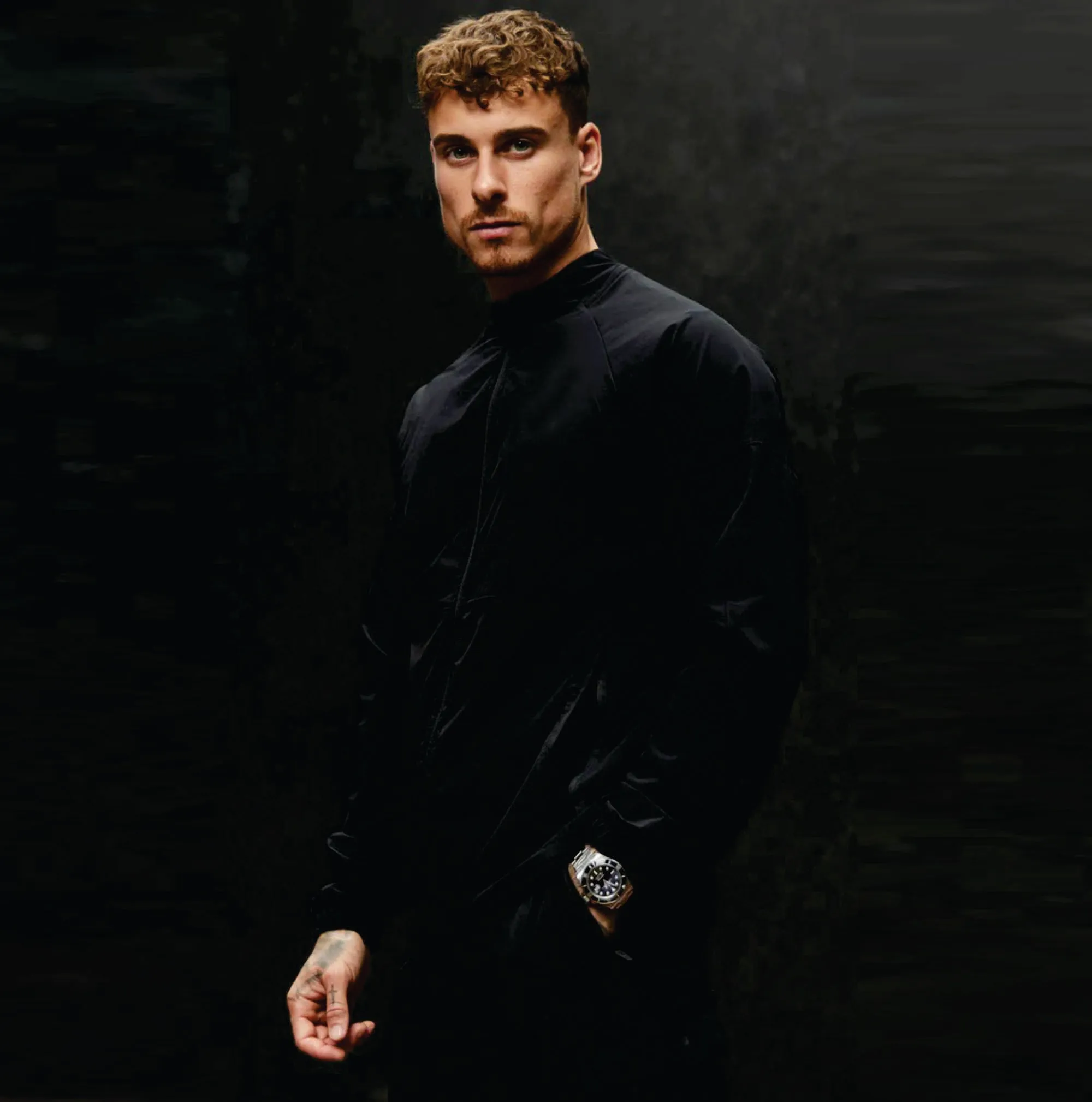 Fully Customized 85% Polyamide 15% Elastane Black Full Zip Cuffs Graphite Mens Utility Woven Bomber