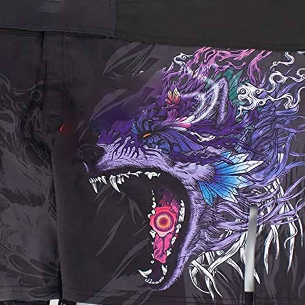 New Arrival Gym Yoga Fitness Wear MMA Shorts Top Quality Custom Logo Sublimated Gym Exercise MMA Shorts For Men