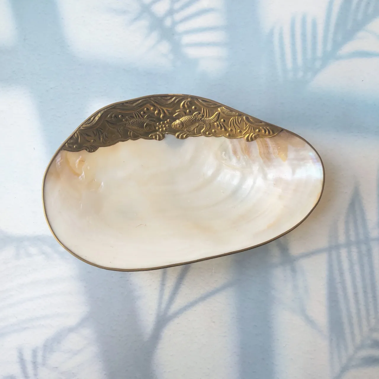 OEM Customized Mother Of Pearl Plate Dinner Tableware Plate Dish Dessert Dinnerware Plate Handmade By Vitrapro