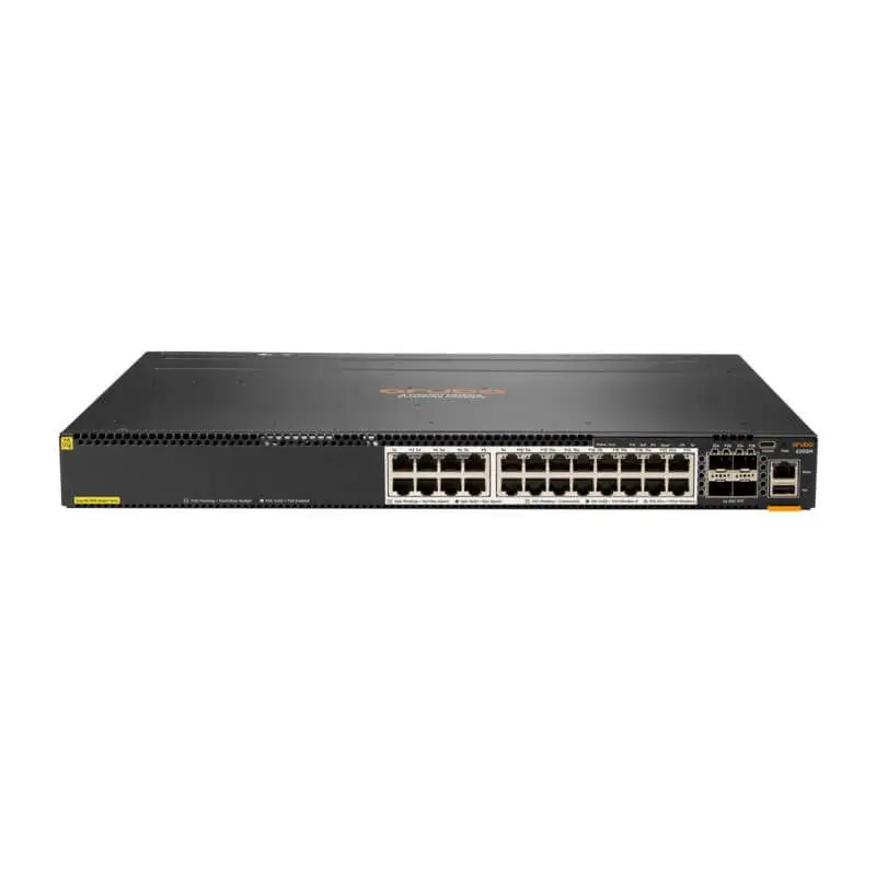JL660A 6300M 24-port HPE Smart Rate1/2.5/5GbE Class 6 PoE and 4-port SFP56 Switch