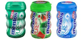 Горячая Распродажа по лучшей цене жевательные чистые свежие без сахара/Мятные смешанные фрукты/61,25 Г x 6 банок x 12 наборов/коробка