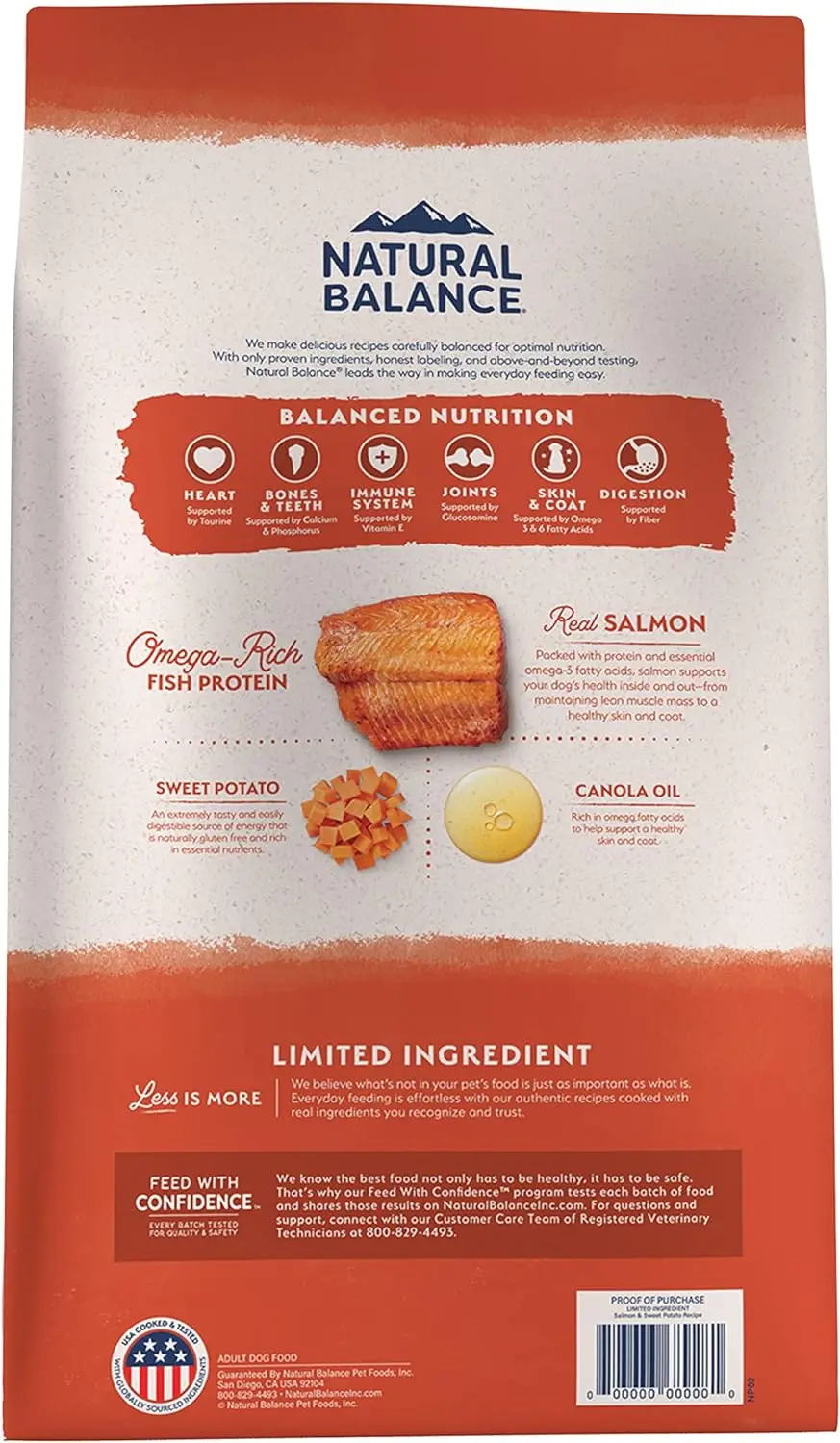 Adult Grain-Free Dry Dog Food Salmon & Sweet Potato Recipe 24 Pound Pack of 1