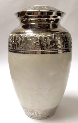 Cremation Memorial Metal Urns Burial Container Cremation Memorial Container Jar Pot Metal Urns