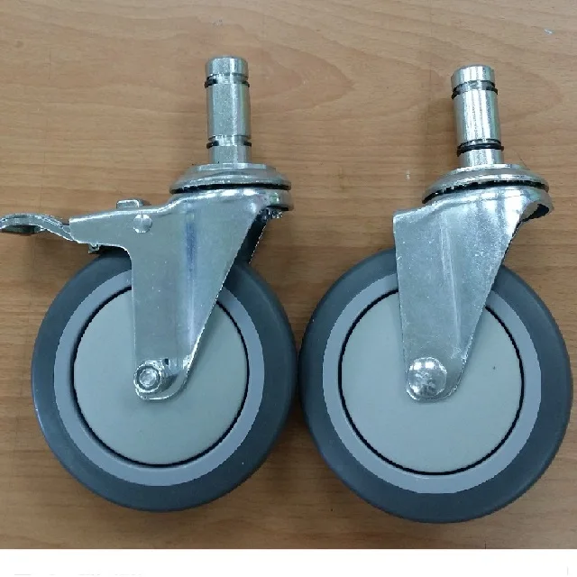 Chrome-Plated Wire Shelving Cart ESD Push Cart Wire Shelf Rack