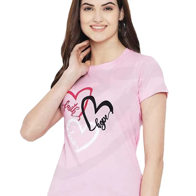 Women O-neck Short Sleeve White polyester Sublimation T shirt Blank Wholesale Advertising Custom Design T shirt