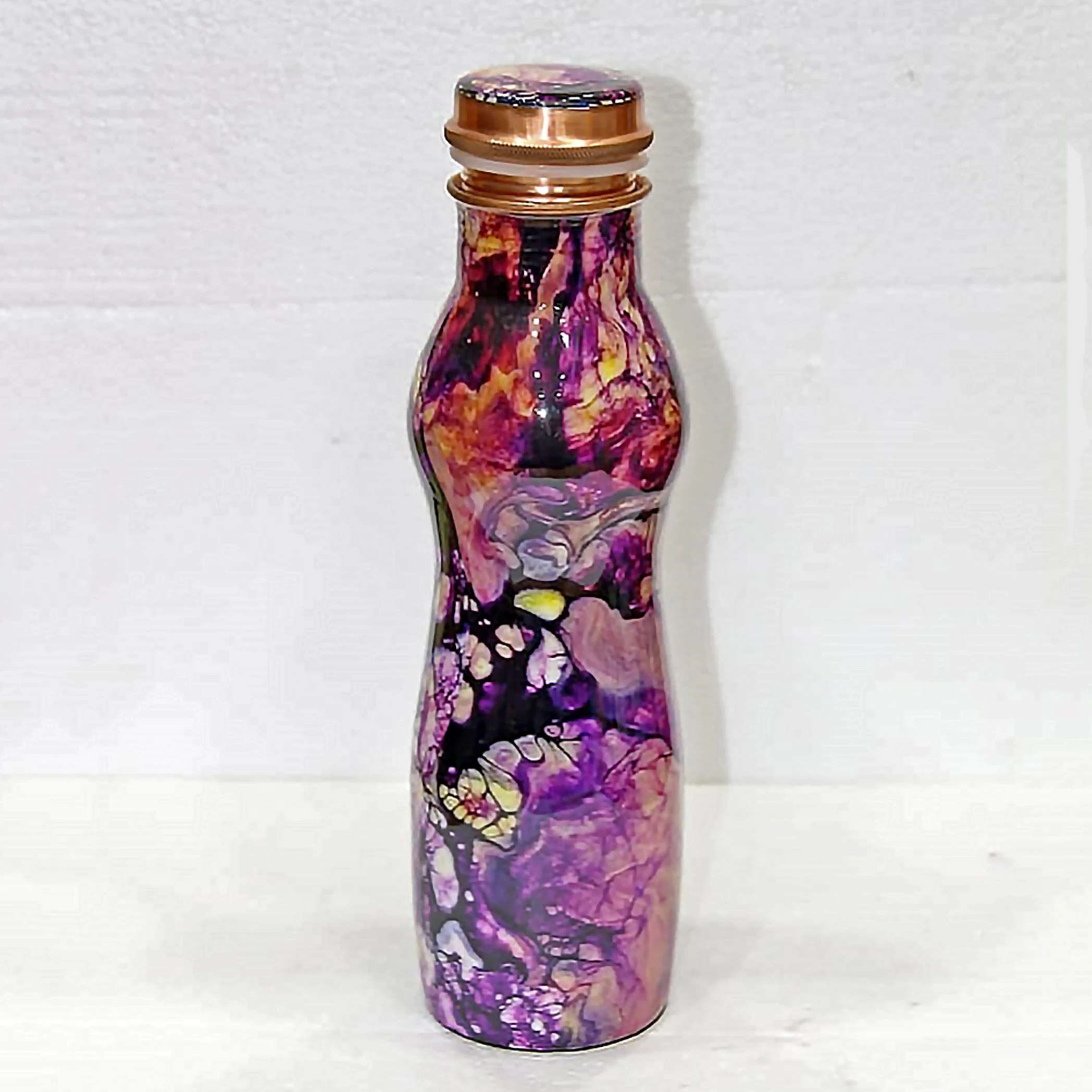 Durable Quality Pure Copper Water Bottle Hammered Design Manufacturer And Supplier From India Contact For Bulk Order Thermos