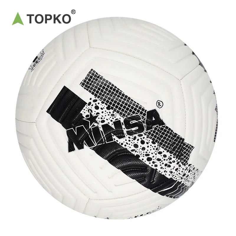TOPKO High Quality PU Soccer Ball Football Match Training Size 5 Balls Children Training  Football Balls Sports Equipment