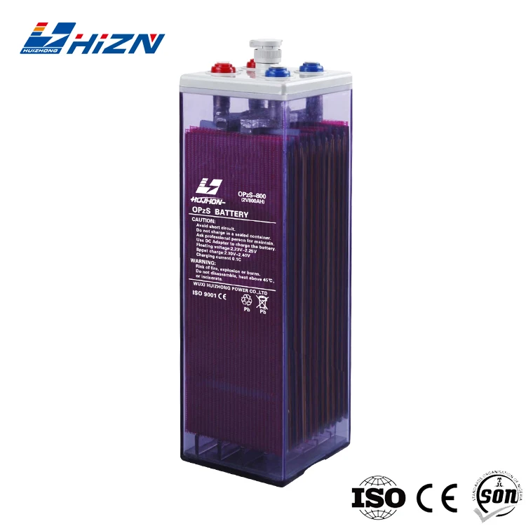 2v 800ah HIZN Opzs Battery Flooded 800ah Maintenance Of Solar Battery 2v Big Battery For Solar Panel