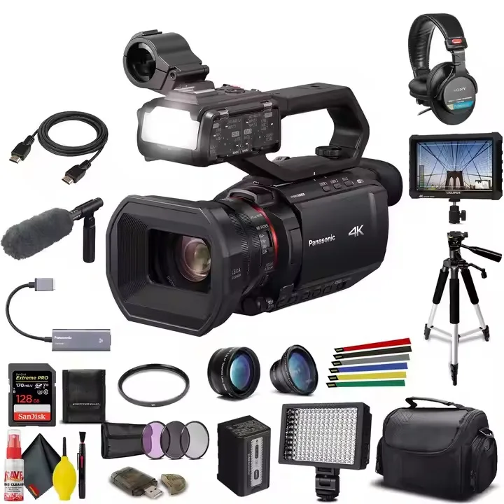 FAST DELIVERY AG-CX10 4K Professional Camcorder Atomos Recording Monitor Bundle 5