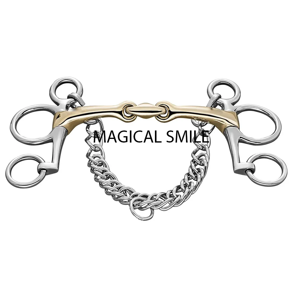 Horse Bit Baby Pelham double jointed German Silver Bit