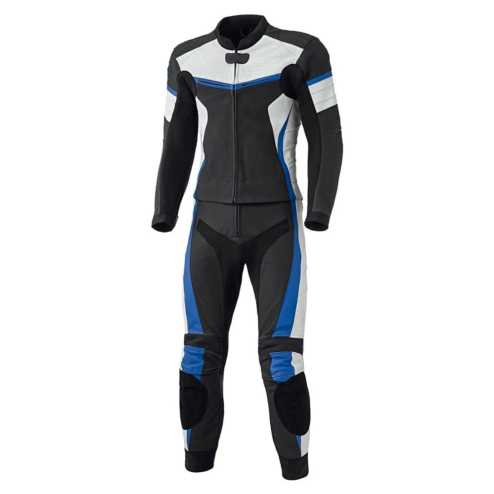 Best Quality Gents Motorbike Suits in Genuine Leather Multi Color Durable Rider Protection Armor Leather Suits