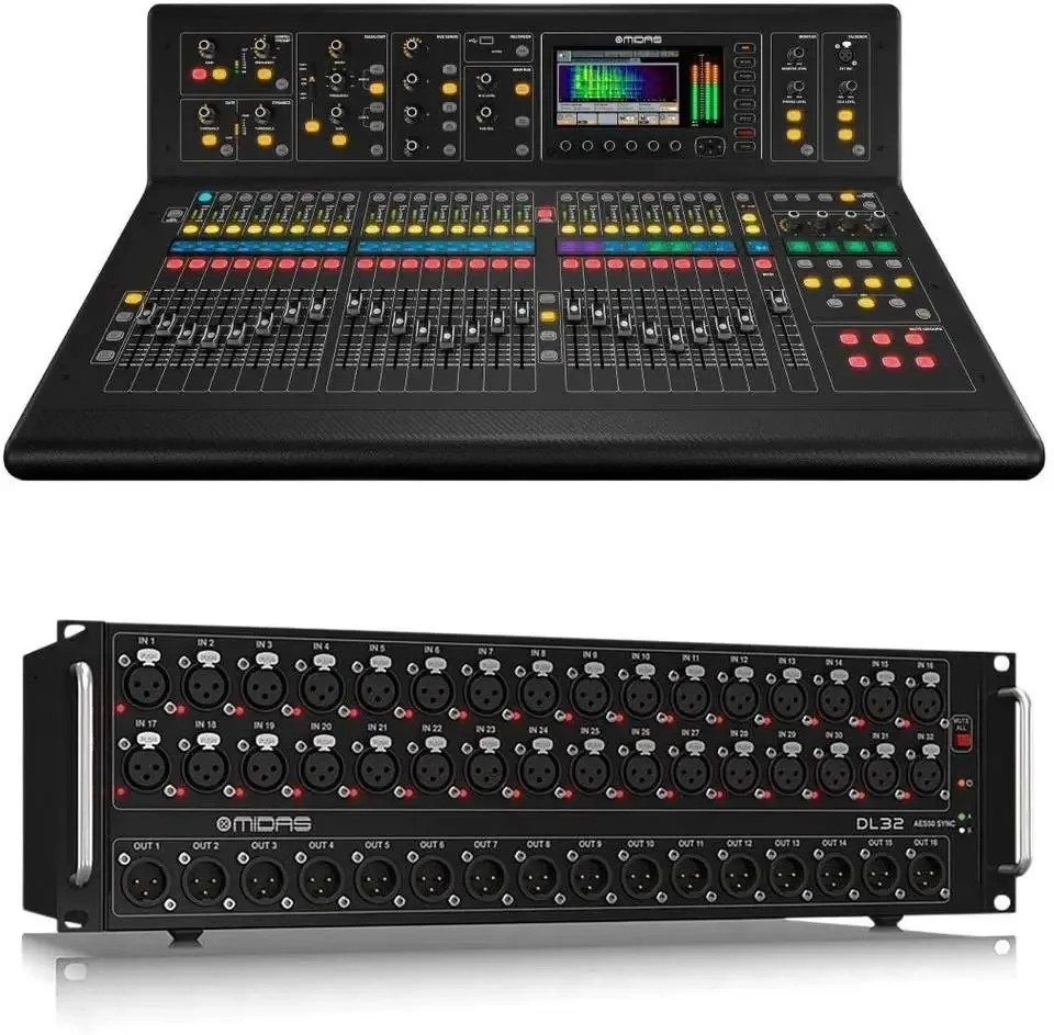 Новый цифровой микшер Midas M32R Live DL32 сценический бокс 150 Cat5 Сетевой кабель катушки аудио