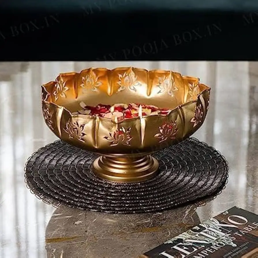 Latest Theme Brass Metal Diya Indian Solid Material Design For Festive Diwali Decor Home Decoration Design At Best Price