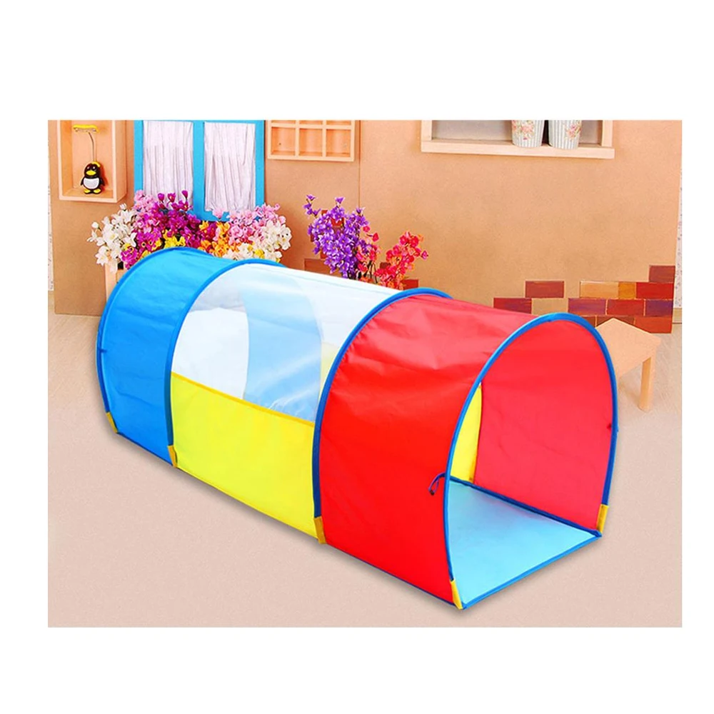New Kids Tunnel Indoor Outdoor Toy Kids Backyard Play Set Tunnel Toddlers Fitness Equipment
